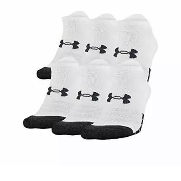 Unisex Under Armour Adult 6PK Performance Tech No Show S - Picture 5 of 8